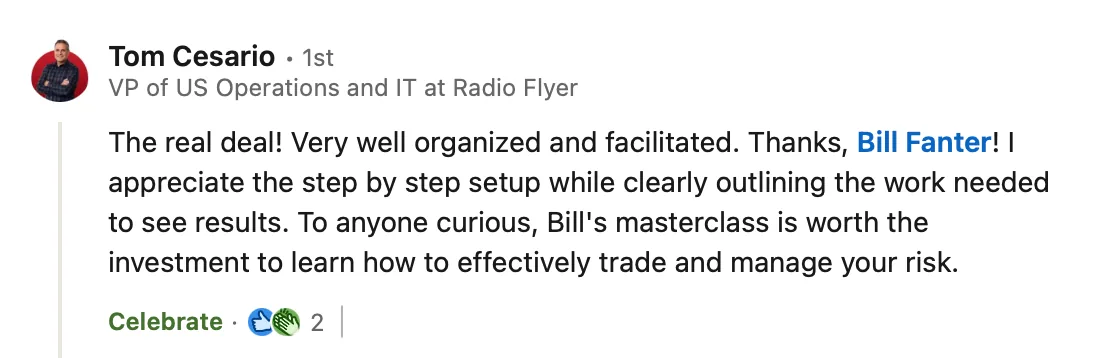 LinkedIn review screenshot