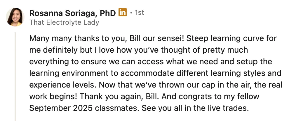 LinkedIn review screenshot